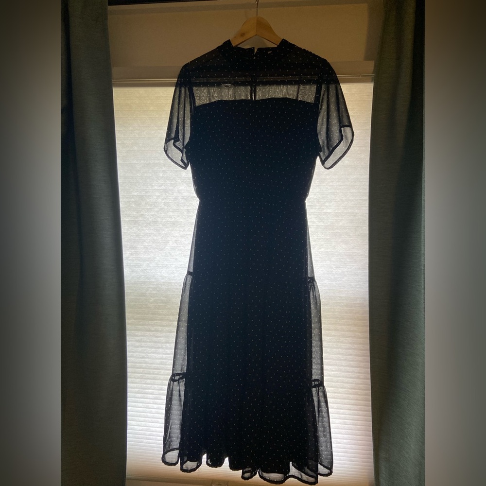 A & E polka dot dress